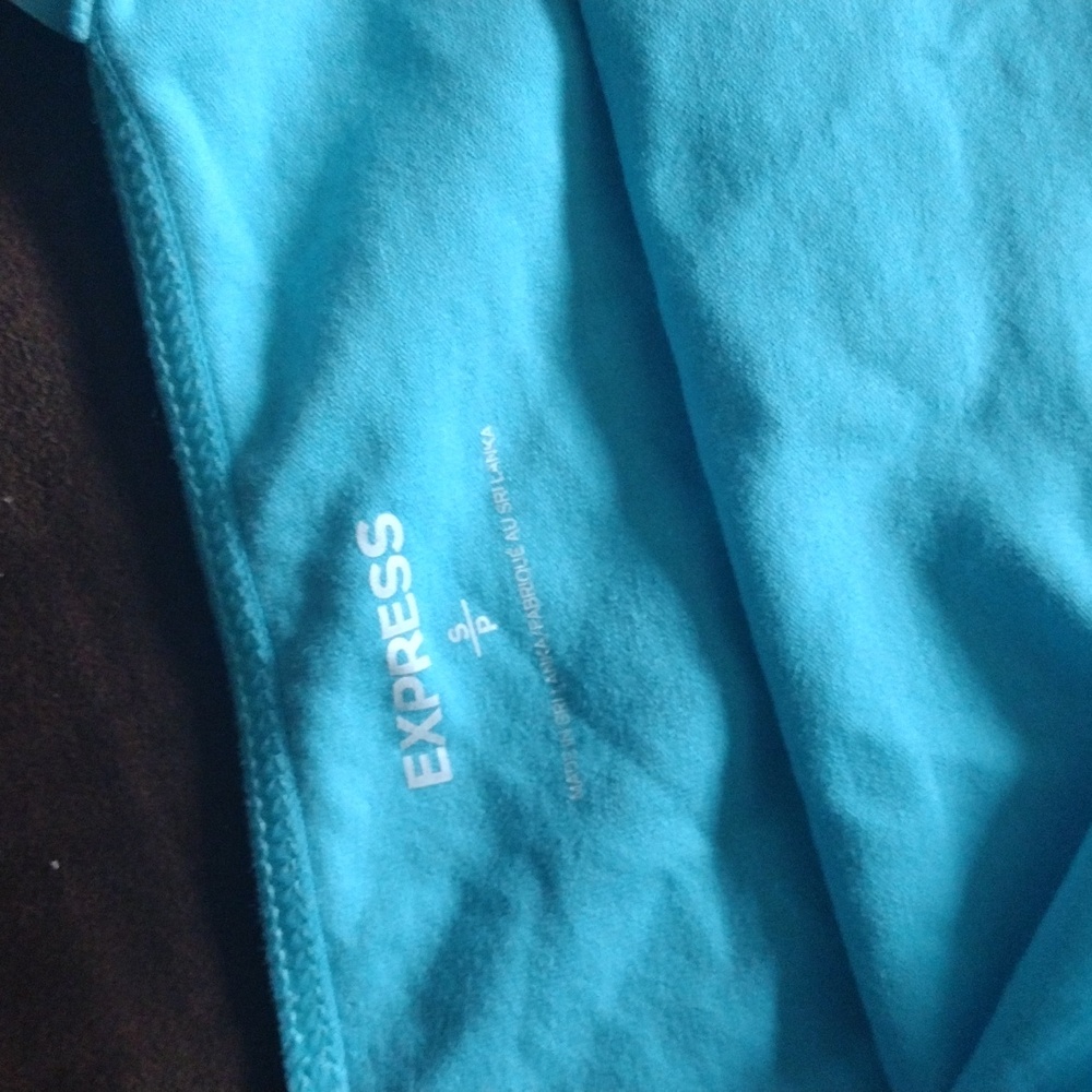 Y2K Express Lace-Trim Turquoise Cami Top - Picture 2 of 5